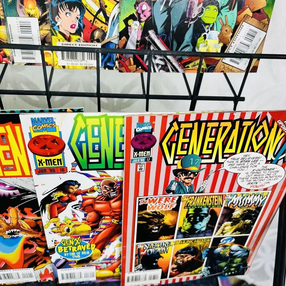 Generation‎ X Minus 1 1-18 Lot Marvel Monet Sync Chamber Jubilee Key 1st